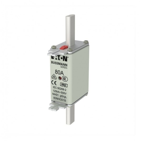 NH FUSE 80A 500V GL/GG SIZE 01 DUAL IN wkładka typu NH -zdjęcie numer 1