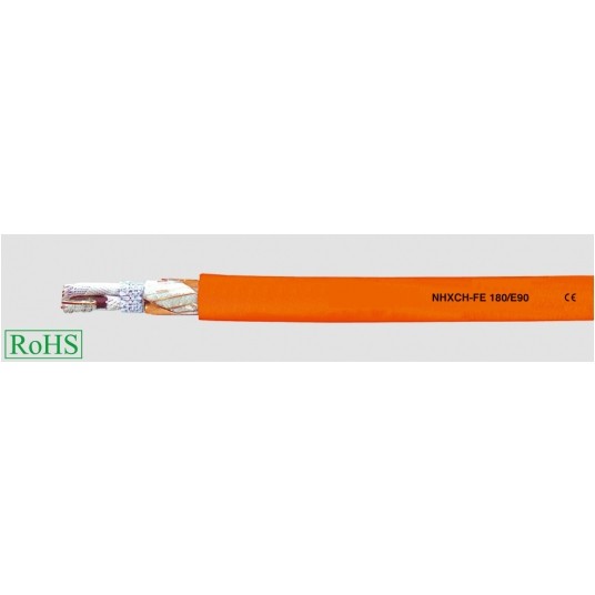 NHXCH-FE 180/E90 4x16 BEZHALOGENOWY KABEL POMARAŃCZOWY -zdjęcie numer 1