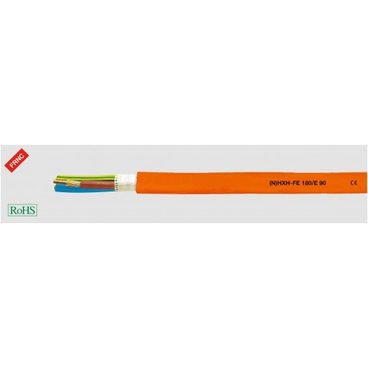 NHXH-FE 180/E 90 5x6 RE KABEL POMARAŃCZOWY -zdjęcie numer 1