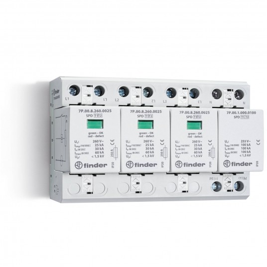 OGRANICZNIK PRZEPIĘĆ KAT. B+C, UP - 1,5KV, NOMINALNE NAPIĘCIE -zdjęcie numer 1