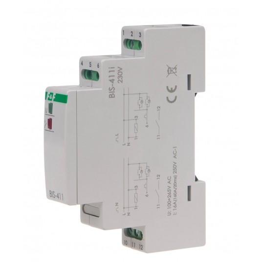 on/off, Un=24V AC, I=16A, sty PRZEKAŹNIK BISTABILNY -zdjęcie numer 1