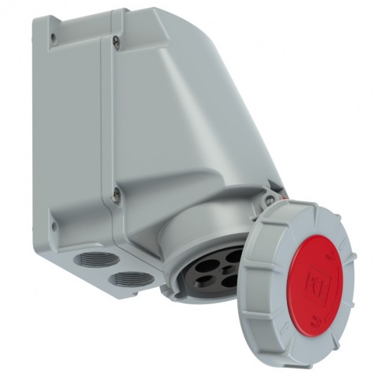 PCE 135-6 GNIAZDO PRZENOŚNE 5P 63A 400V GNIAZDO PRZENOŚNE CZER. IP67 -zdjęcie numer 1