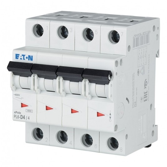 PL6-D4/4 WYŁĄCZNIK NADPRĄDOWY 6KA -zdjęcie numer 1