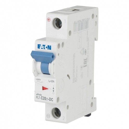 PL7-C20/1-DC WYŁĄCZNIK NADPRĄDOWY 10KA DC -zdjęcie numer 1