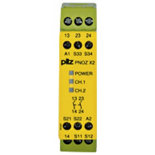 PNOZ X2 24VAC/DC 2n/o PRZEKAŹNIK -zdjęcie numer 1