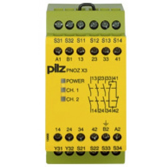 PNOZ X3 24VAC 24VDC 3N/O 1N/C -zdjęcie numer 1