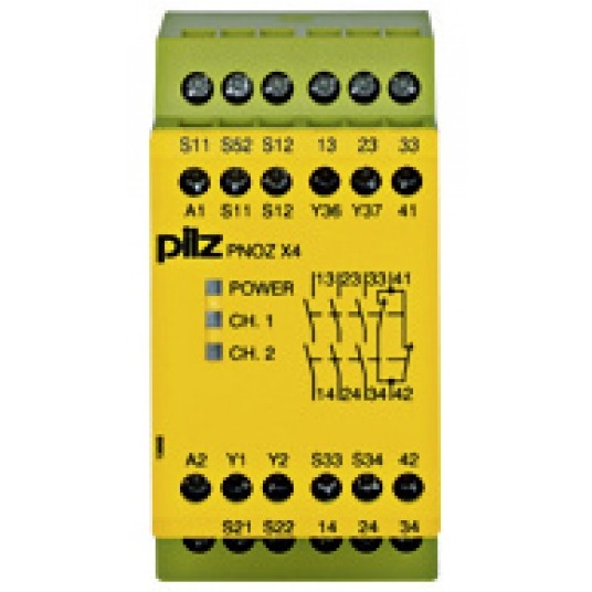 PNOZ X4 24VDC 3N/O 1N/C -zdjęcie numer 1