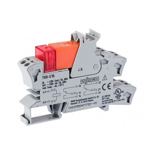 PODSTAWKA Z PRZEKAŹNIKIEM 230VAC 2P -zdjęcie numer 1