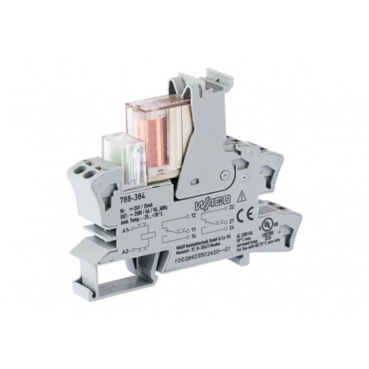 PODSTAWKA Z PRZEKAŹNIKIEM 24VDC 2P z wymuszonym prowadzeniem -zdjęcie numer 1