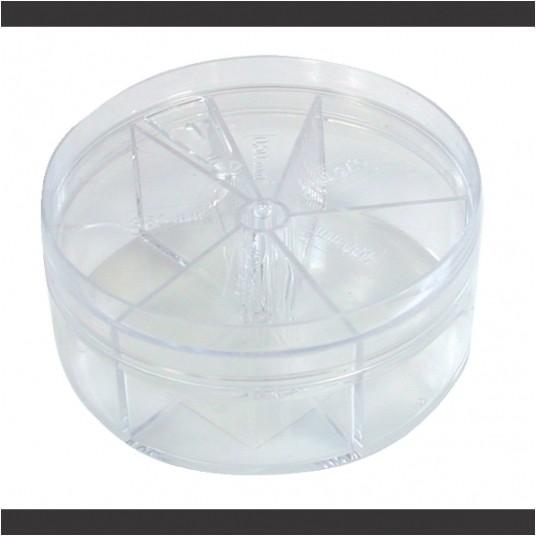 Pojemnik, pusty, na tulejki 0,5-2,5 -zdjęcie numer 1