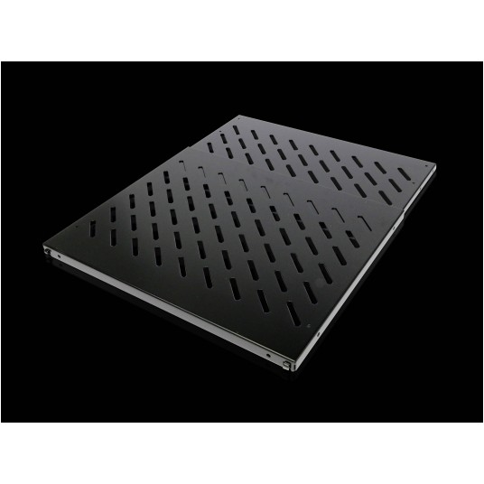 PÓŁKA URZĄDZENIOWA 50KG RAL9005 ZMIENNA GŁĘBOKOŚĆ 400-600 -zdjęcie numer 1