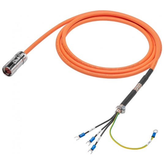 POWER CABLE PRE-ASSEMBLED 6FX3002-5CL11 4X 2.5 FOR MOTOR S-1FL6 HI 40 -zdjęcie numer 1