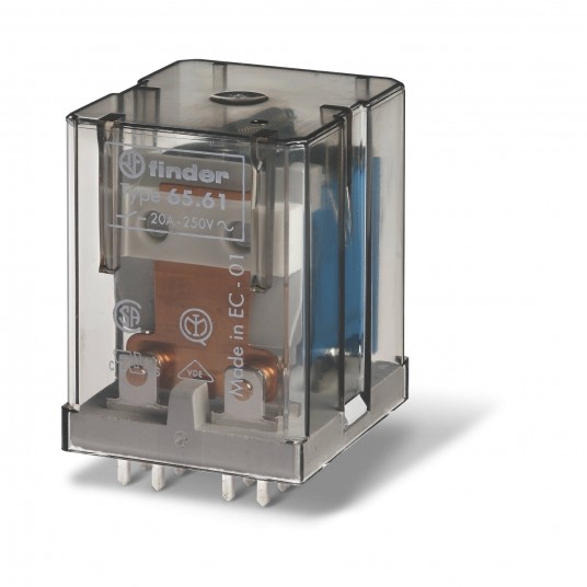 PRZEKAŹNIK 1Z+1R 20A 24V DC, DO DRUKU -zdjęcie numer 1