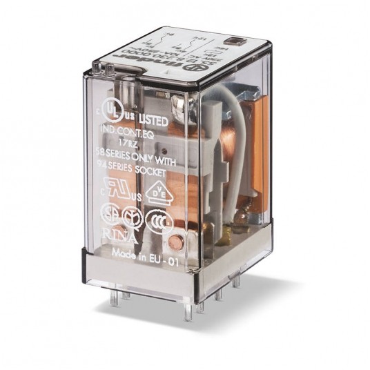 PRZEKAŹNIK 2P 10A 12V DC DO DRUKU -zdjęcie numer 1