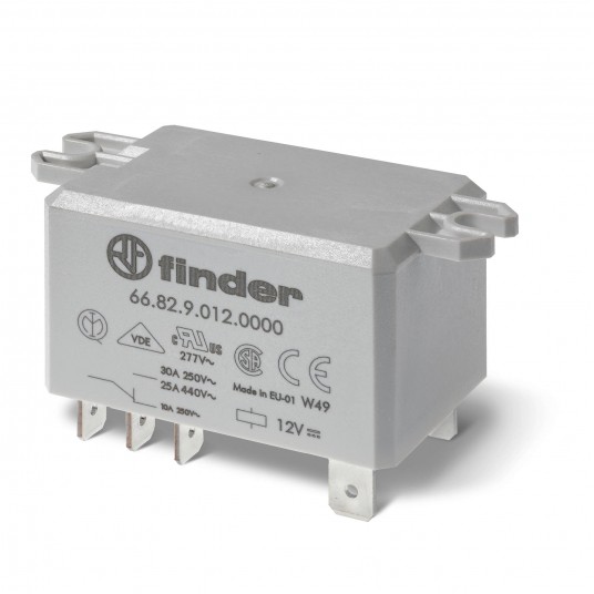 PRZEKAŹNIK 2Z 30A 230V AC, NA PANEL, FASTON 250 -zdjęcie numer 1