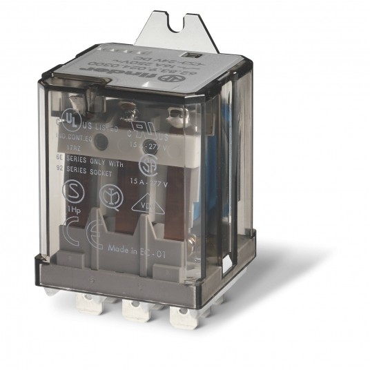 PRZEKAŹNIK 3Z 16A 230V AC, NA PANEL, FASTON 250 -zdjęcie numer 1