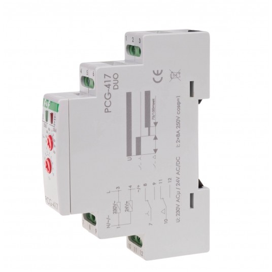 PRZEKAŹNIK CZASOWY 2Z 8A 1-1000S 24VAC/DC PRZEKAŹNIK CZASOWY -zdjęcie numer 1