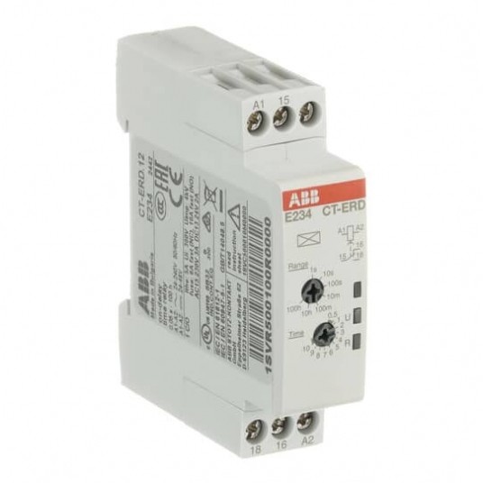 Przekaźnik CZASOWY CT-ERD.12 1C/O E234 24-240VAC 24-48VDC/OPÓŹ.ZAŁĄCZ -zdjęcie numer 1