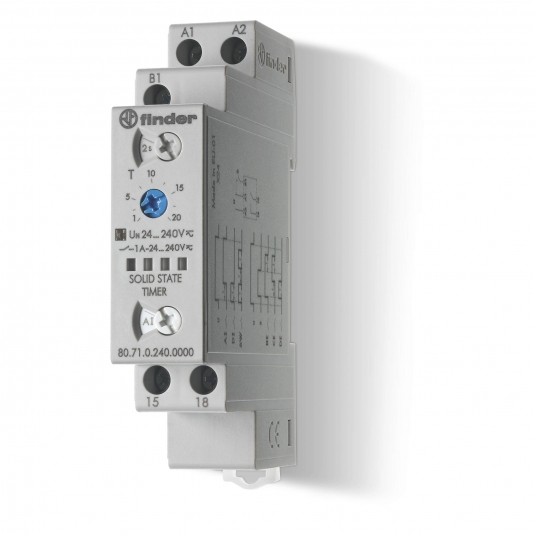 PRZEKAŹNIK CZASOWY WIELOFUNKCYJNY AI, DI, SW, BE, CE, DE, STEROWANIE -zdjęcie numer 1