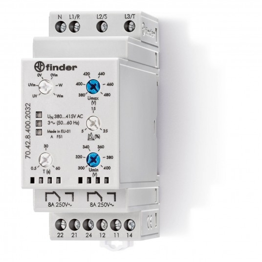 PRZEKAŹNIK KONTROLI NAPIĘCIA 3-FAZ. -zdjęcie numer 1