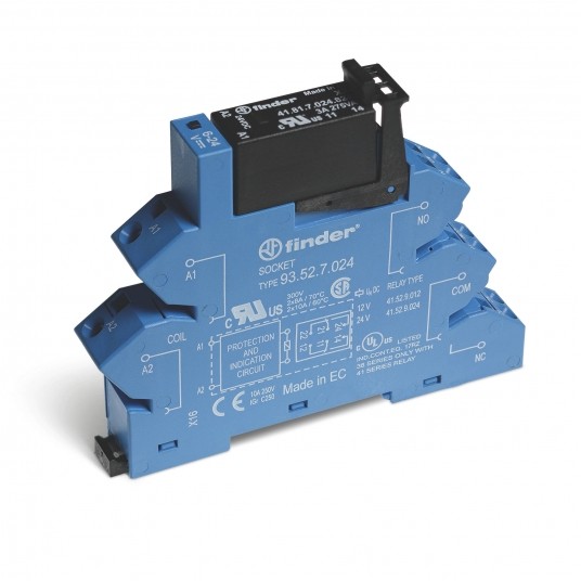 PRZEKAŹNIKOWY MODUŁ SPRZĘGAJĄCY14MM, SSR WYJ. OC 3A/ 12...240VAC -zdjęcie numer 1