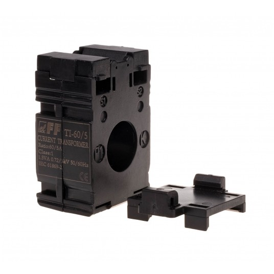 przekładnik prądowy 60/5, 1,5VA, kl.1 średnica 22 -zdjęcie numer 1