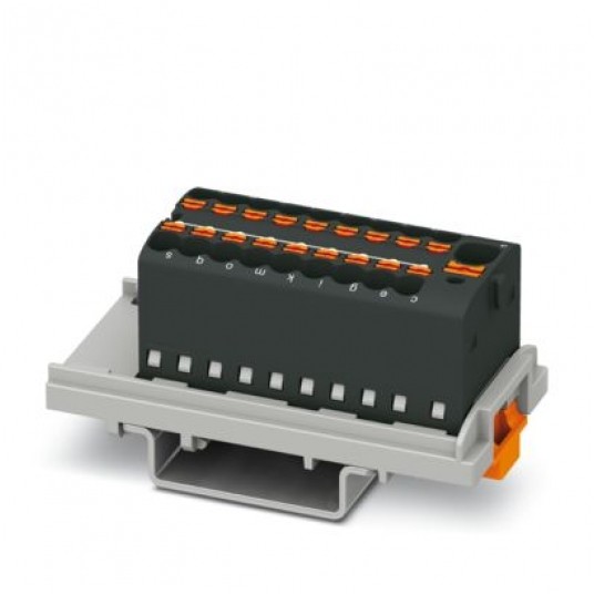 PTFIX 4/18X1,5-NS35 BK Blok rozdzielacza -zdjęcie numer 1