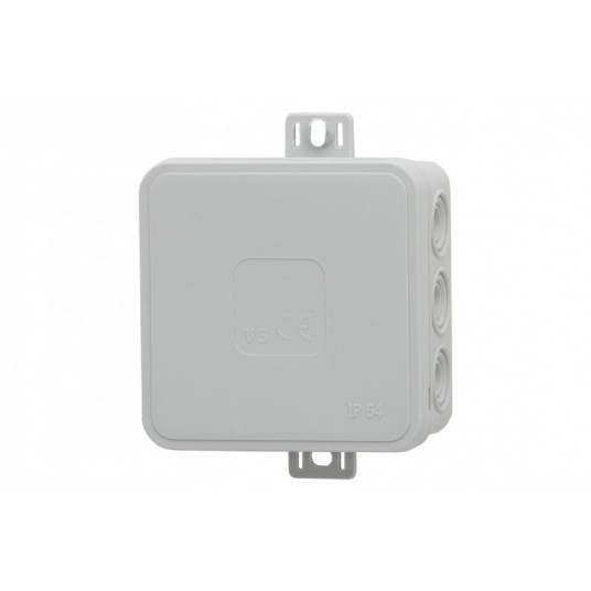 PUSZKA HERMETYCZNA V5 75x75x41 IP54 SZARA -zdjęcie numer 1