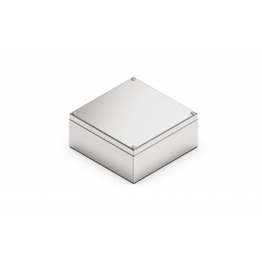 PUSZKA PRZYŁĄCZENIOWA W200X200X90 IP66 BEZ PŁYTY MONTAŻOWEJ AISI304 I -zdjęcie numer 1