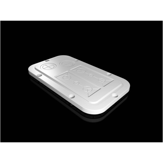 R.SZ Płyta kołnierzowa z tworzywa sztucznego wytłoczeniem metrycznym, do AX -zdjęcie numer 1