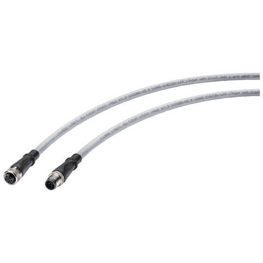 Robust Power Connecting Cable M12-180/M12-180; IP69; 4 × 1,5 mm² do zasilania elektrycznego urządzeń -zdjęcie numer 1