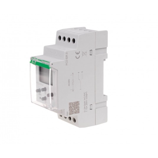 roczny, styk 1P, I=16A, Un=24-264V AC/DC, ZEGAR STERUJĄCY PROGRAMOWALNY -zdjęcie numer 1