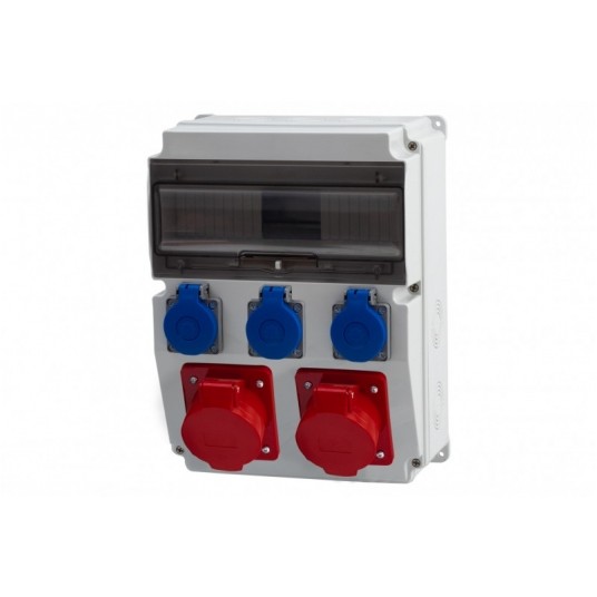 ROZDZIELNIA CAJA 12M 16A 5p, 32A 5p,3x230 -zdjęcie numer 1