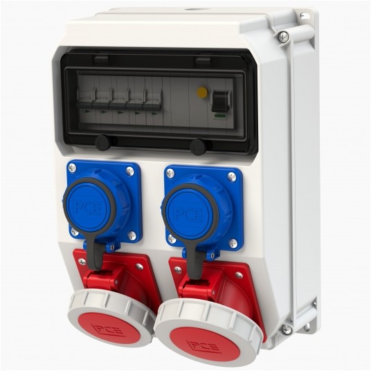 Rozdzielnica stacjonarna z tworzywa seria ADAMÓW 32/5 16*C 2GS*2B FI40 IP67 M32 -zdjęcie numer 1