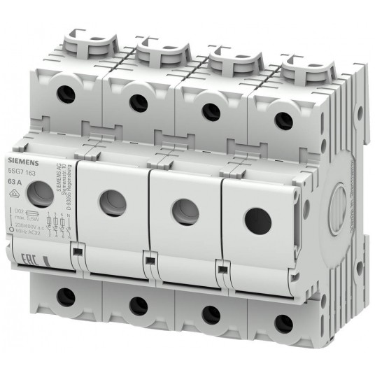 ROZŁ. BEZP. WLK. D02 63A 3+N ROZŁĄCZNIK BEZPIECZNIKOWY -zdjęcie numer 1