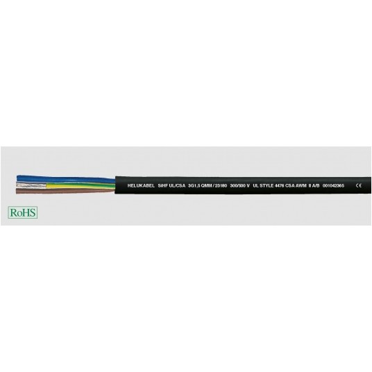 SIHF 3x1,5 UL/CSA AWG16 300/500V KABEL -zdjęcie numer 1
