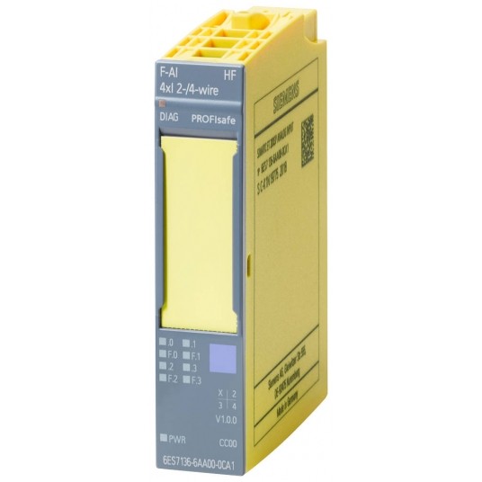 SIMATIC DP, ELECTRONIC MODULE ET 200SP, F-AI 4XI(0)4..20MA HF FAILSAF -zdjęcie numer 1
