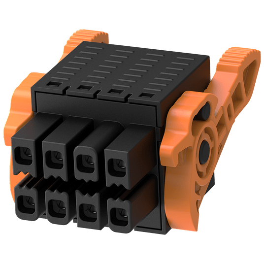SIMATIC S7-1200 G2, spare part, I/O terminal block tin-coated, in push-in design, orange CPU 1212C on -zdjęcie numer 1