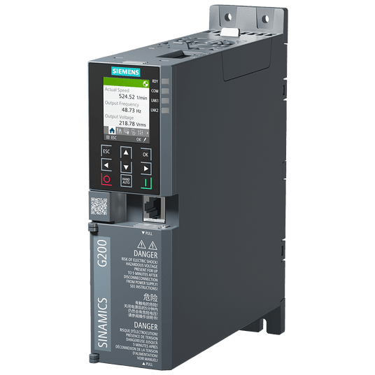SINAMICS G200 PN 380V-480V, 3AC -20%/10% HO: 150% 60s in 300s, 5.5kW LO -zdjęcie numer 1