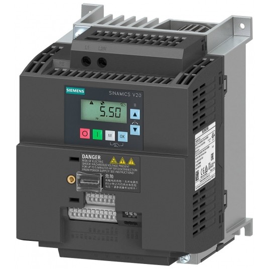SINAMICS V20 200-240 V -15/+10% RATED POWER 3KW WITH 150% -zdjęcie numer 1