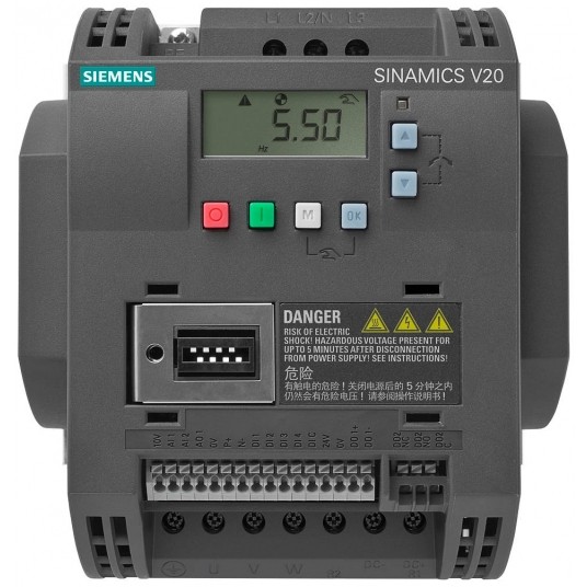 SINAMICS V20 380-480 V 3 AC -15/+10% 47-63 RATED POWER 2,2KW WITH 150% -zdjęcie numer 1