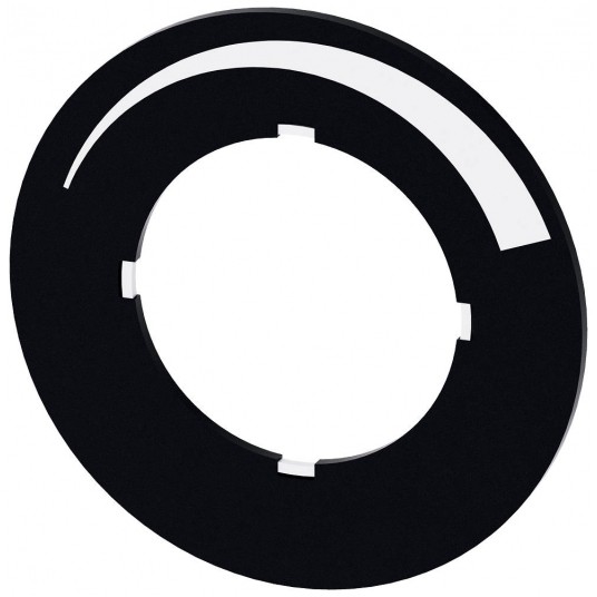 SIRIUS ACT, ETYKIETA DO POTENCJOMETRU, CZA -zdjęcie numer 1