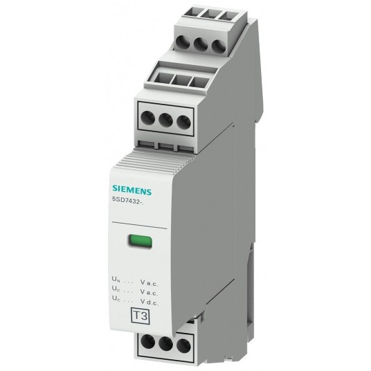 SPD typ 3, UN=240 V AC/DC 264 V AC/240 V UOC=6 kV, 2-bieg.,ze zdalnymi -zdjęcie numer 1