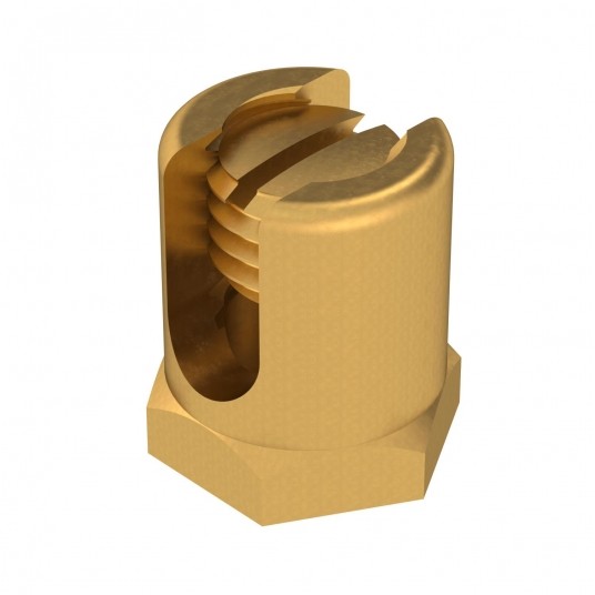 Śruba uziemiająca mosiądz B 33020 ( OP-50SZT) -zdjęcie numer 1