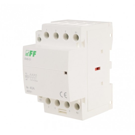 stycznik modułowy, styki 3NO+1NC, I=40A, n ELEMENT UKŁADÓW STEROWANIA -zdjęcie numer 1