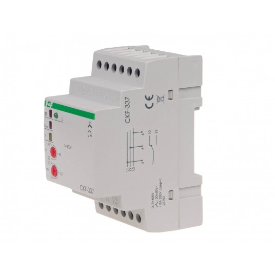 styk 1P, I=10A, asymetria napięciowa 20-50 CZUJNIK KOLEJNOSCI I ZANIKU FA -zdjęcie numer 1