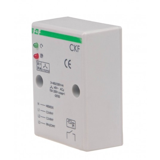 styk 1Z ,I=10A, obudowa hermetyczna, przew CZUJNIK KOLEJNOSCI I ZANIKU FA -zdjęcie numer 1