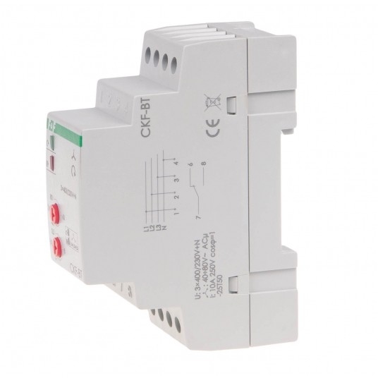 styk 1Z, I=10A, regulowany czas zadziałani CZUJNIK KOLEJNOSCI I ZANIKU FA -zdjęcie numer 1