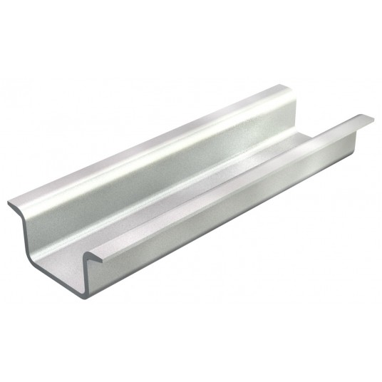 SZYNA KOŁPAK.1,5mm CHROM. 2m SZYNA TS 35 -zdjęcie numer 1