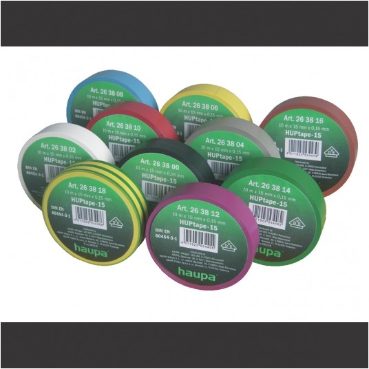 TAŚMA IZOL. 15mmx10m KOLORY TAŚMA -zdjęcie numer 1
